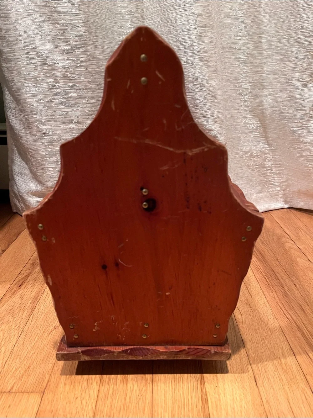 Vintage Wooden Magazine Record Holder Rack Decor MCM retro